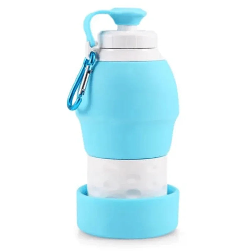 Collapsible silicone water bottle leakproof - Prozone