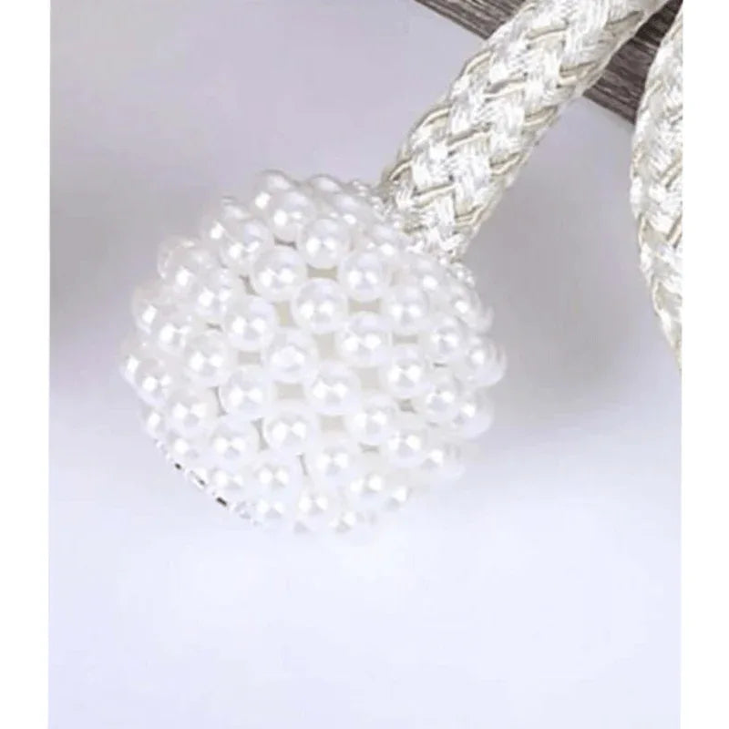 2 pcs magnetic pearl curtain buckle clip - Prozone