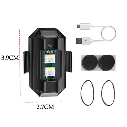 2 pcs universal led bike strobe lights - Prozone