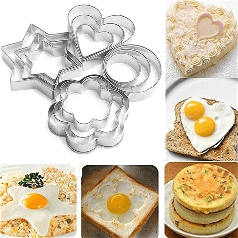 12 pcs stainless steel cookie cutters - Prozone
