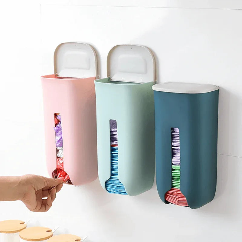 Self adhesive plastic shopping bag holder - Prozone