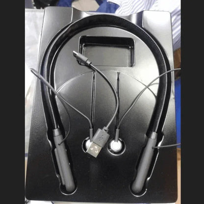 Wireless earphone leather neck band v34 - Prozone