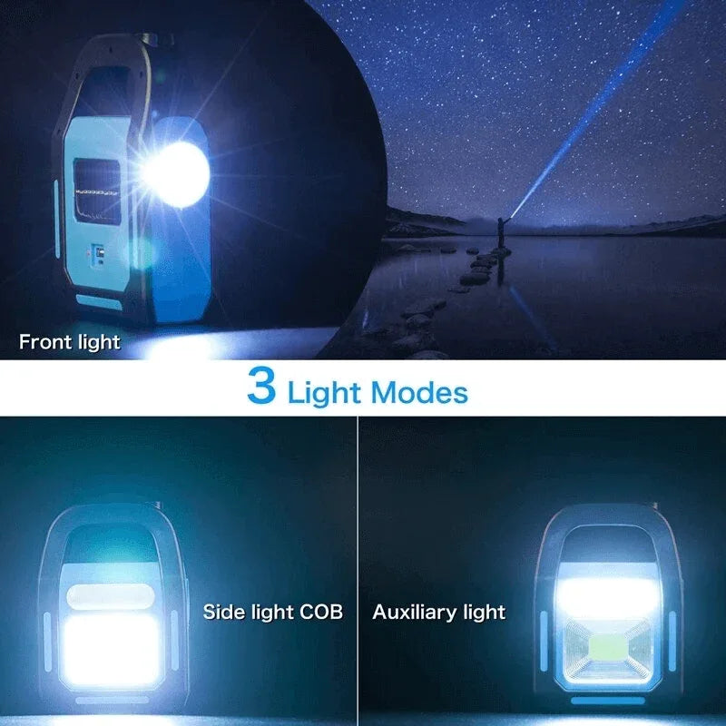 3 in 1 waterproof solar flashlight - Prozone