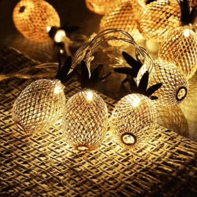 Led pineapple string fairy lights - Prozone