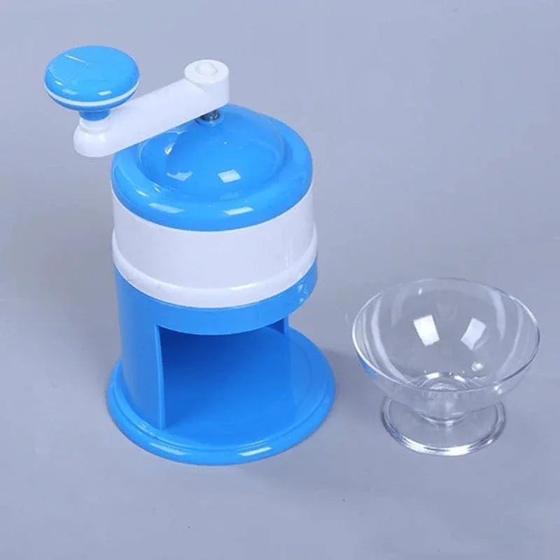 Hand crank ice crusher snow cone maker machine - Prozone