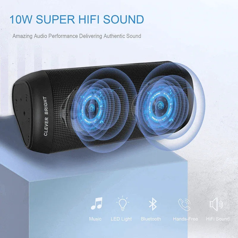 Clever bright bluetooth speakers 7 led lights - Prozone