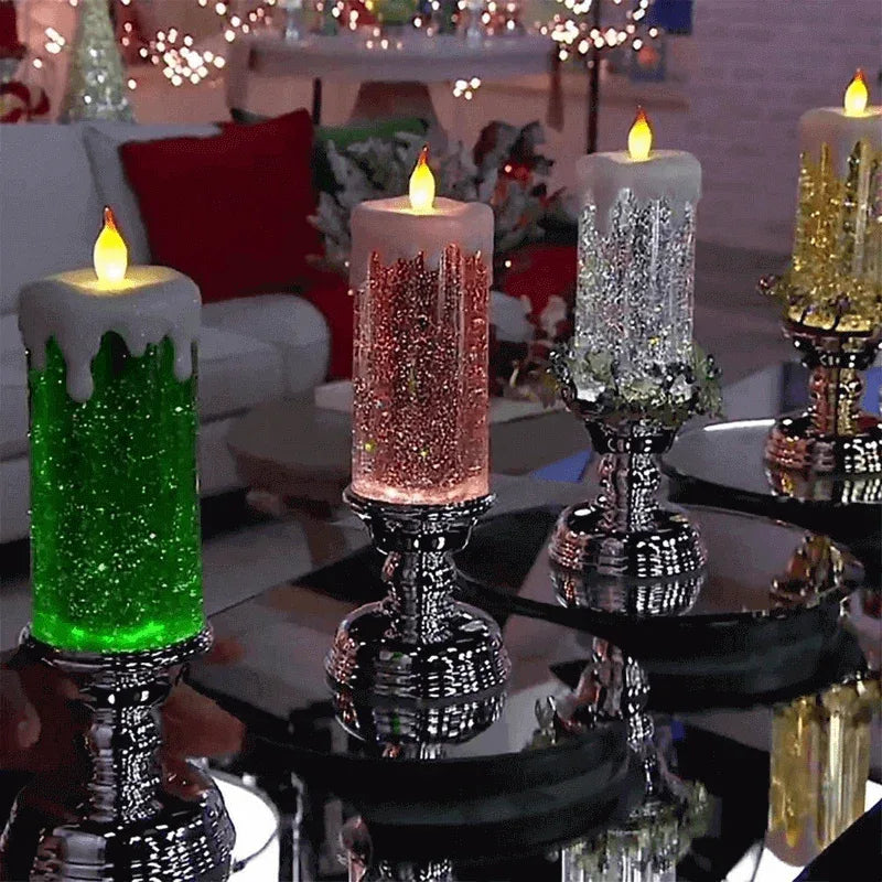 Creative glitter led candles light lamp - Prozone