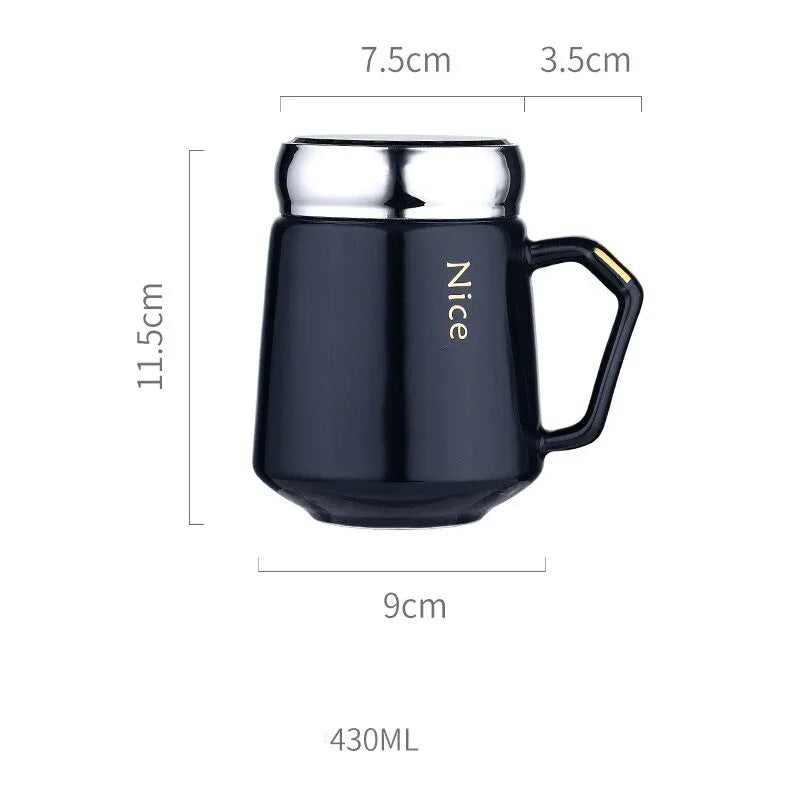 430ml unique nordic ceramic coffee cup - Prozone