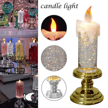 Creative glitter led candles light lamp - Prozone