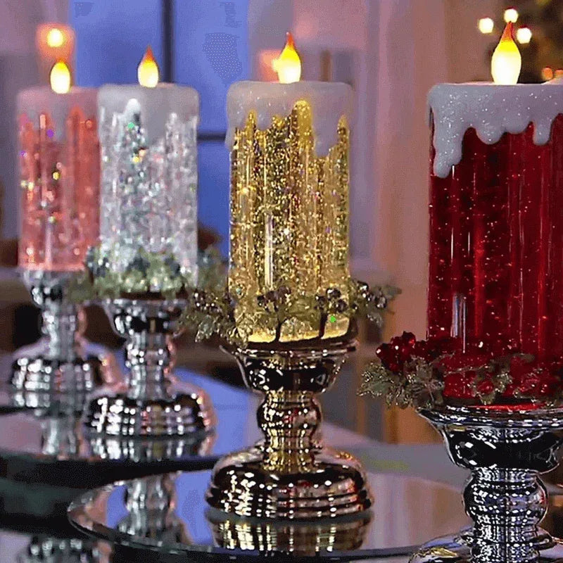 Creative glitter led candles light lamp - Prozone