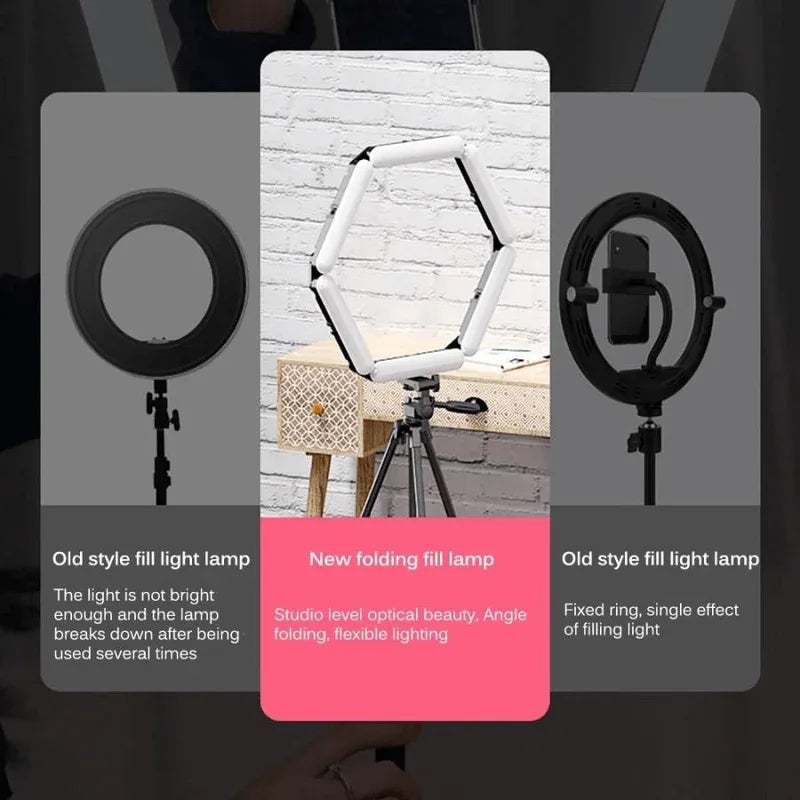 V85 foldable 3 modes beauty fill light - Prozone