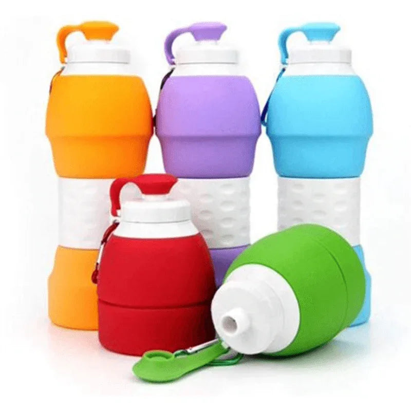 Collapsible silicone water bottle leakproof - Prozone