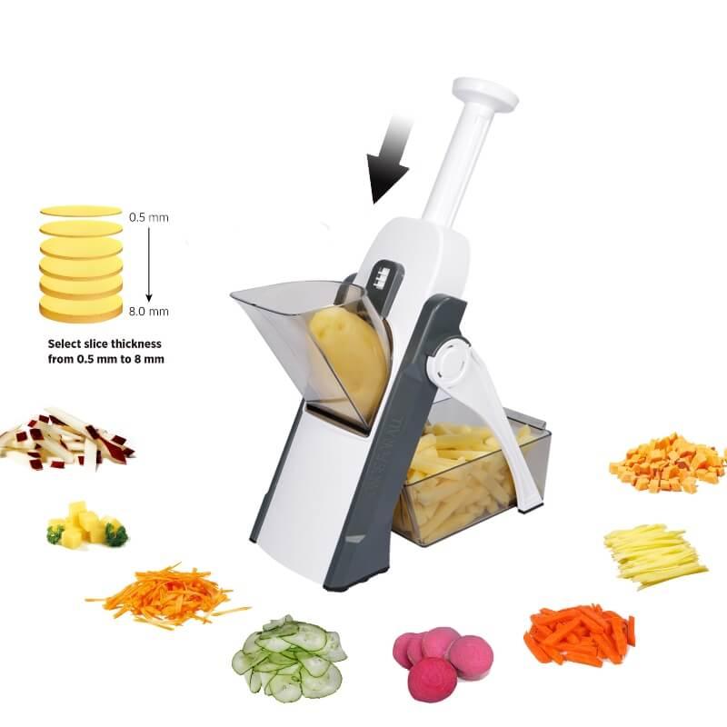 Multifunctional vegetable cutter fruit and vegetable slicer - Prozone