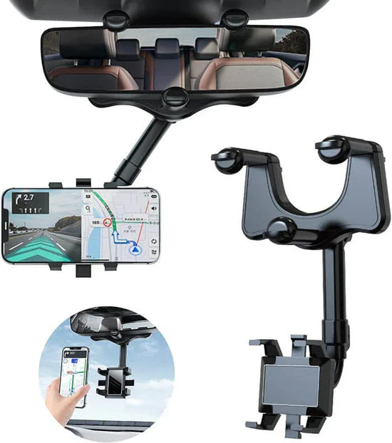Universal 360 car rearview mirror phone holder - Prozone
