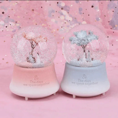 Crystal snow ball music box desk decor - Prozone