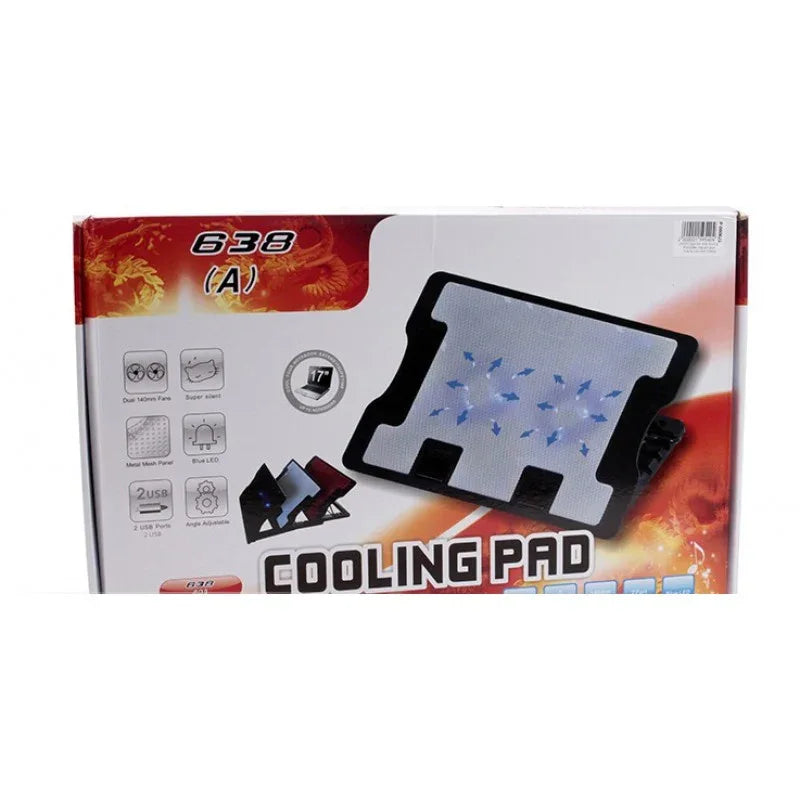 Fans high-speed adjustable cooling pad - Prozone