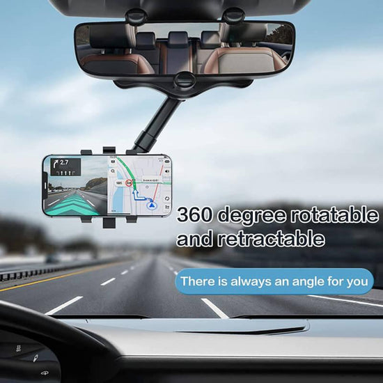 Universal 360 car rearview mirror phone holder - Prozone