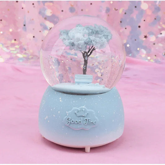 Crystal snow ball music box desk decor - Prozone