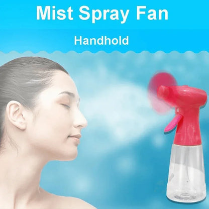 Creative misting fan with spray bottle - Prozone