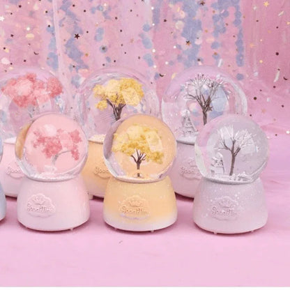 Crystal snow ball music box desk decor - Prozone