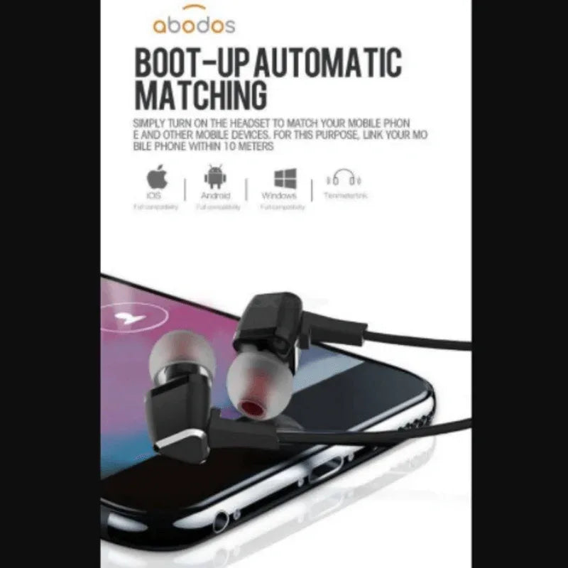 Abodos as-wh02 bluetooth sport earphone - Prozone