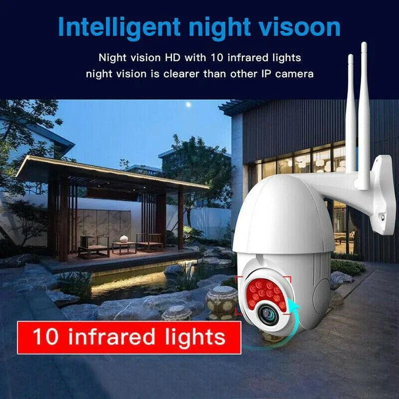 WIFI Outdoor HD Wireless Waterproof PTZ IP Security Camera - Prozone