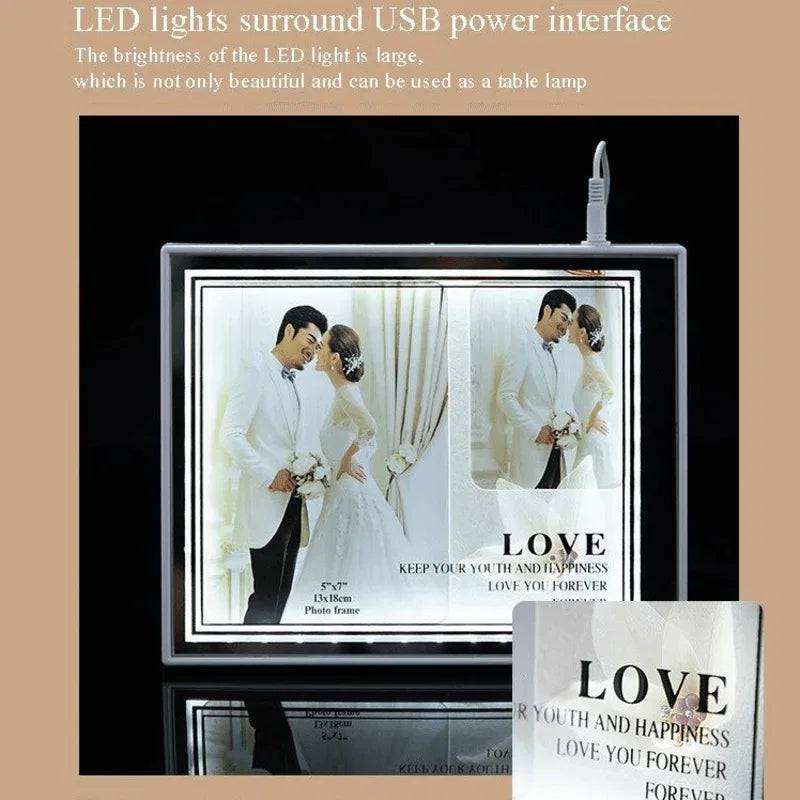 Photo frame usb led display stand - Prozone