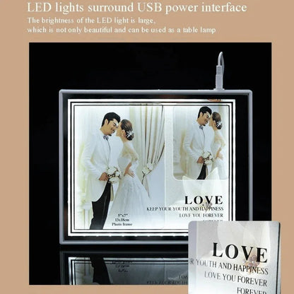 Photo frame usb led display stand - Prozone