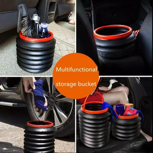 Foldable bucket portable storage mini trash can - Prozone