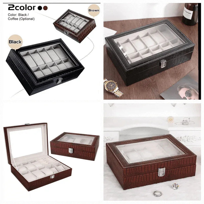 12 slot watch storage box - Prozone