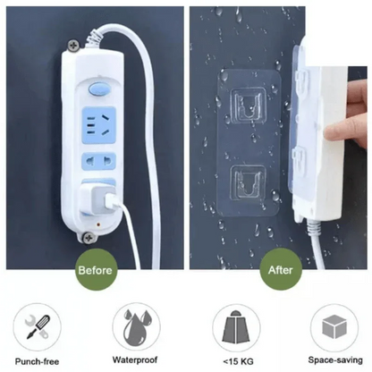 2pcs double sided adhesive wall hooks - Prozone