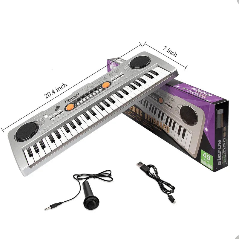 Big fun electronic 49 keys piano keyboard - Prozone
