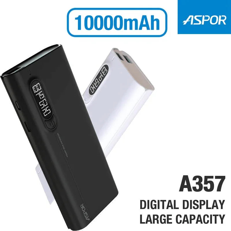 Aspor 10000mah power bank a357 - Prozone