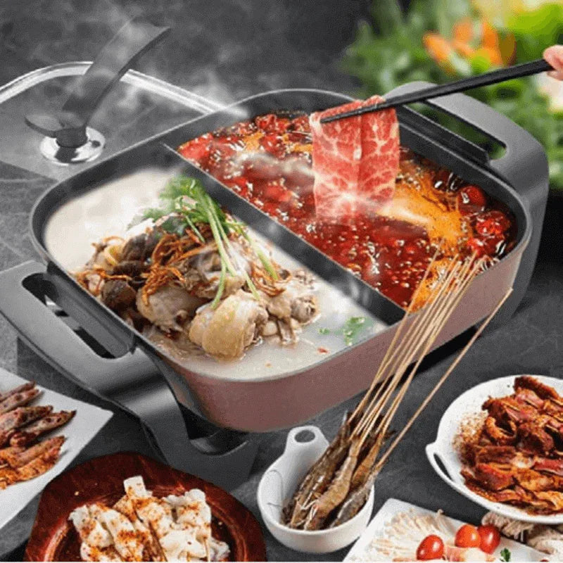 Non stick electric skillet 2 portion design - Prozone