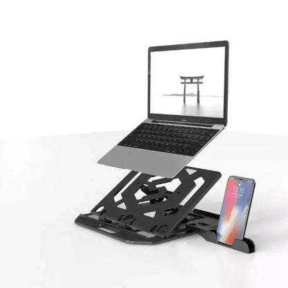 Rotatable laptop stand with phone holder - Prozone