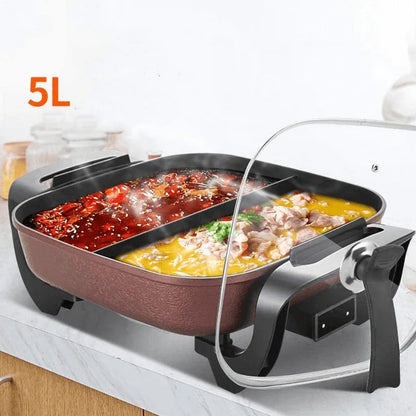Non stick electric skillet 2 portion design - Prozone