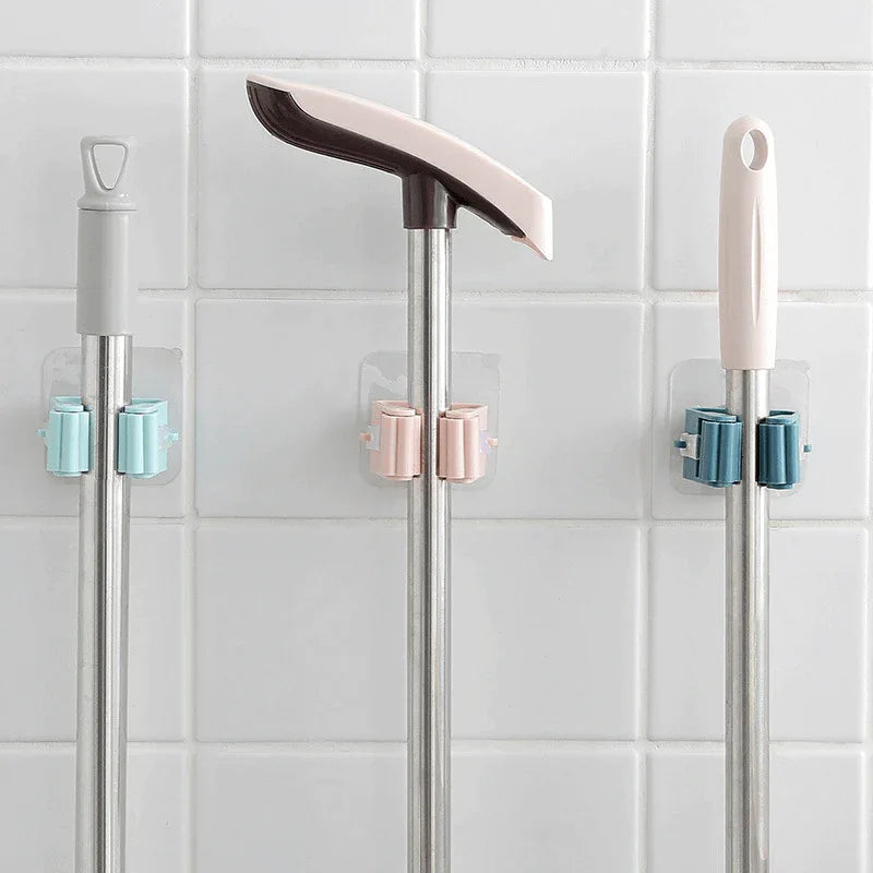 Wall mount broom holder - Prozone