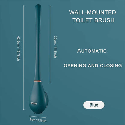 Silicone water drop toilet brush and holder set - Prozone