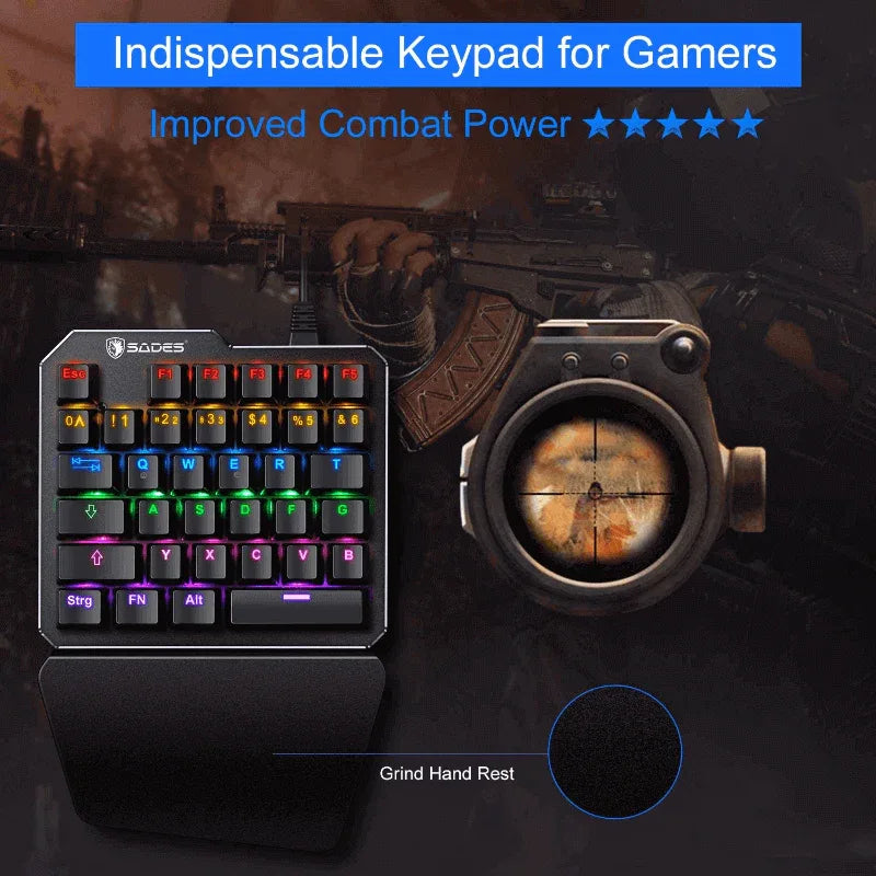 Sades ts 35 rgb gaming keyboard - Prozone