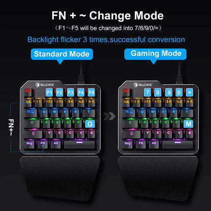 Sades ts 35 rgb gaming keyboard - Prozone