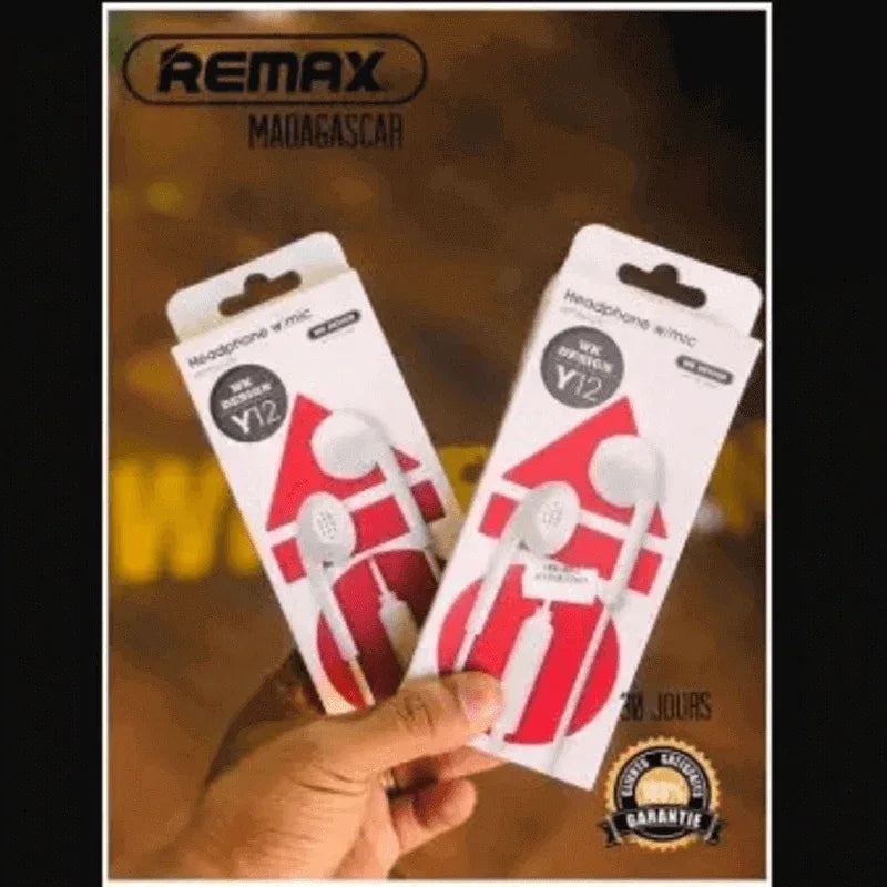 Remax y12 wired stereo handfree 3.5mm - Prozone