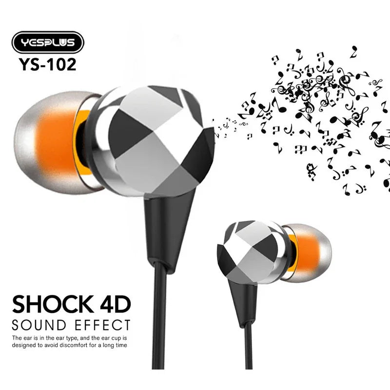 Original earphone 4d sound effect ys-102 - Prozone