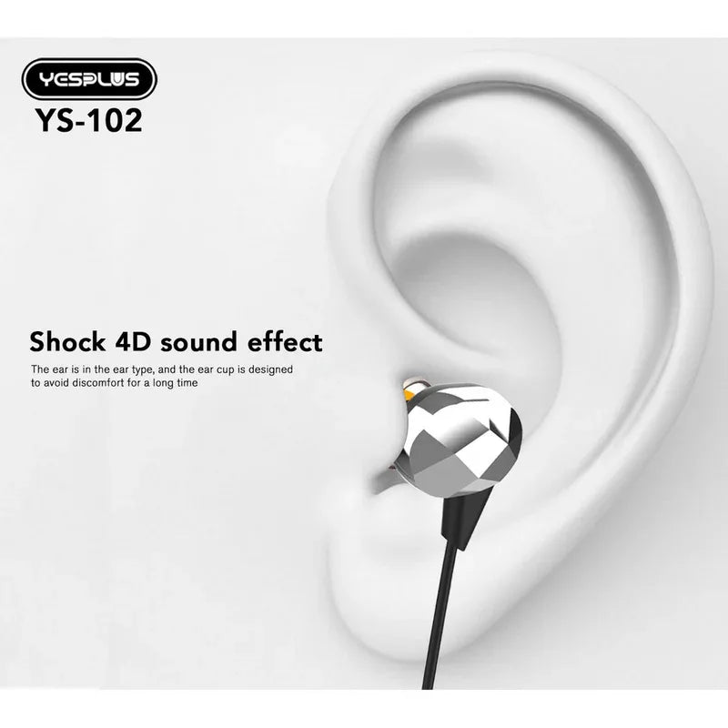 Original earphone 4d sound effect ys-102 - Prozone