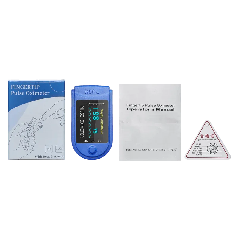 Finger pulse oximeter with led display - Prozone
