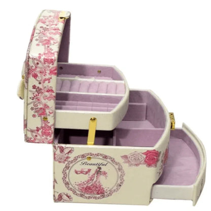 jewelry organizer box with mirror - Prozone