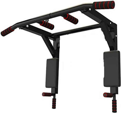 Portable Wall Mounted Pull Up Bar - Chin Up Bar With Dip Bar - Prozone