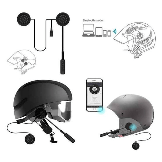 Helmet Bluetooth Headset Wireless Headphone