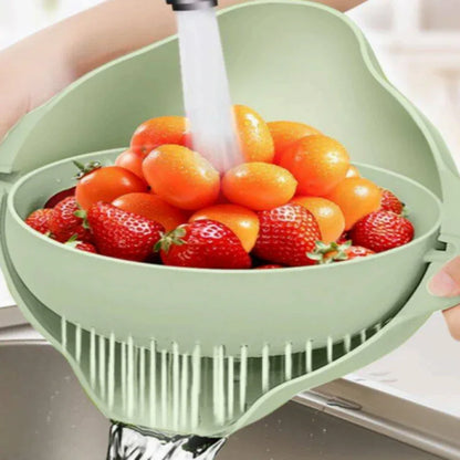 Rotatable double layer drain basket(pack of two)    - Prozone