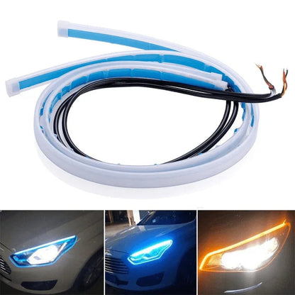 Drl led car headlight eyebrow light strip-pack of two - Prozone