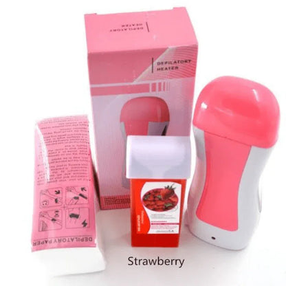 Depilatory wax heater roll on hair removal kit - Prozone